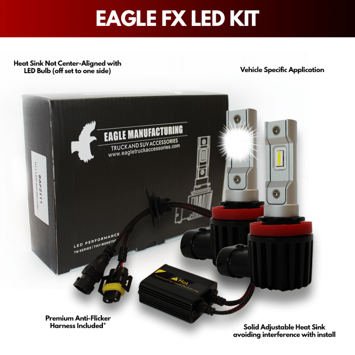 Eagle Manufacturing FX LED Light Kit - H11 - Image 2