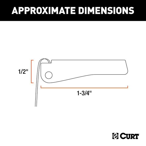 CURT Replacement Clevis Hook Safety Latch - Accessory Warehouse