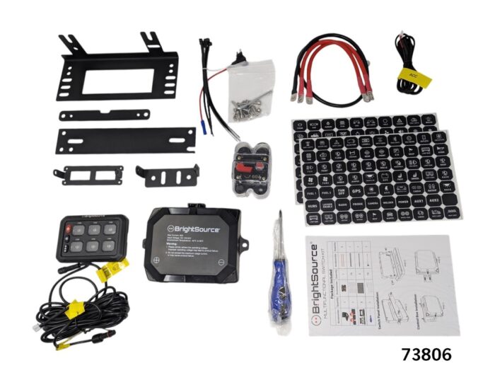 BrightSource 6 Circuit Multifunctional Switch Panel Kit