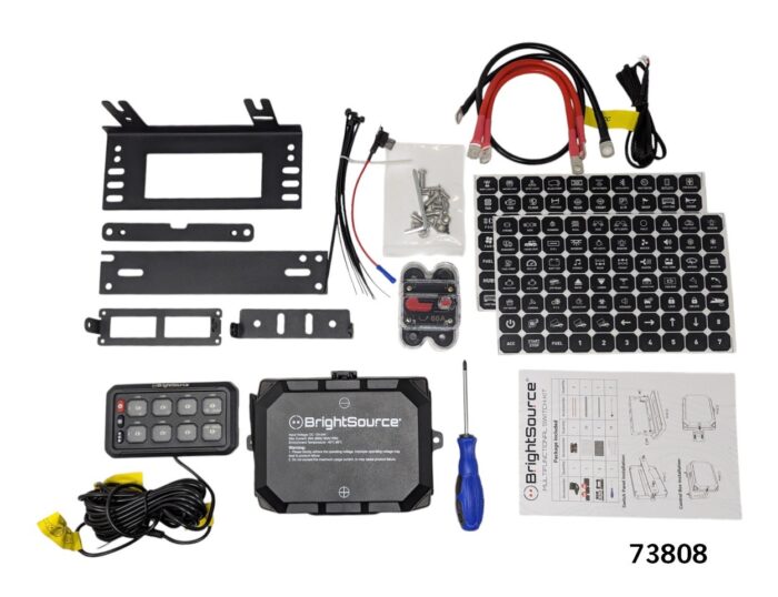 BrightSource 8 Circuit Multifunctional Switch Panel Kit