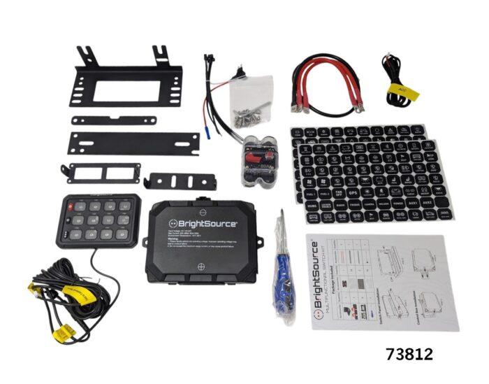 BrightSource 12 Circuit Multifunctional Switch Panel Kit