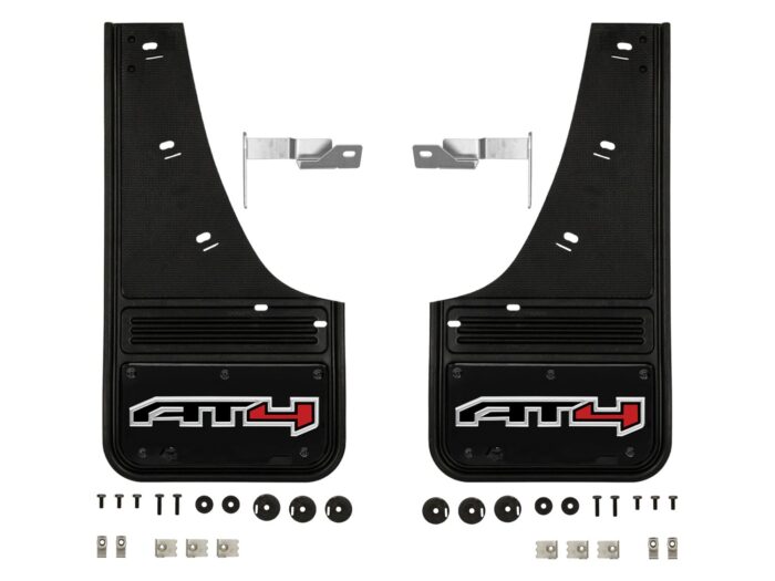 Truck Hardware Gatorback CR AT4 Mud Flaps - Black/Wrap (Front & Rear) GMC 23-25 Canyon - Image 3