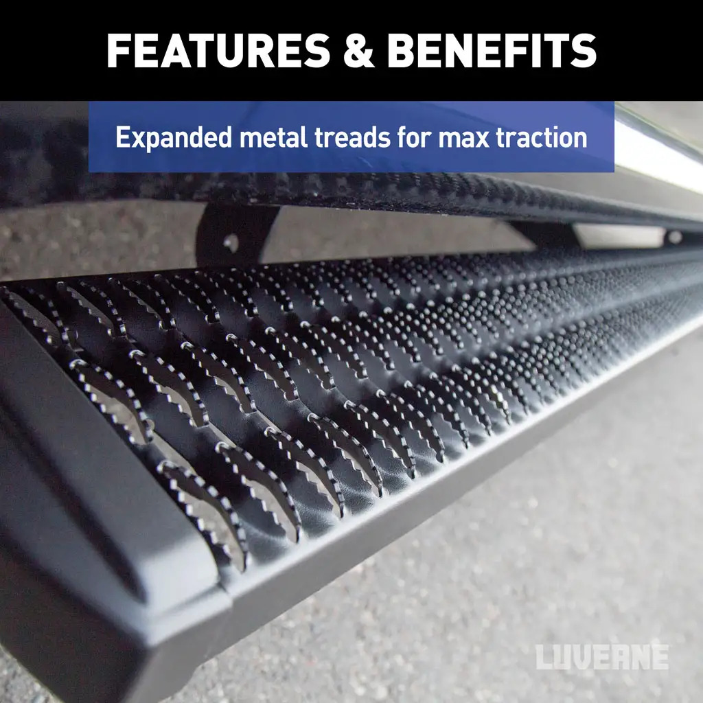 Luverne Grip Step 7" x 54" Aluminum Passenger Running Board Fleet Kit, Select ProMaster - Image 3