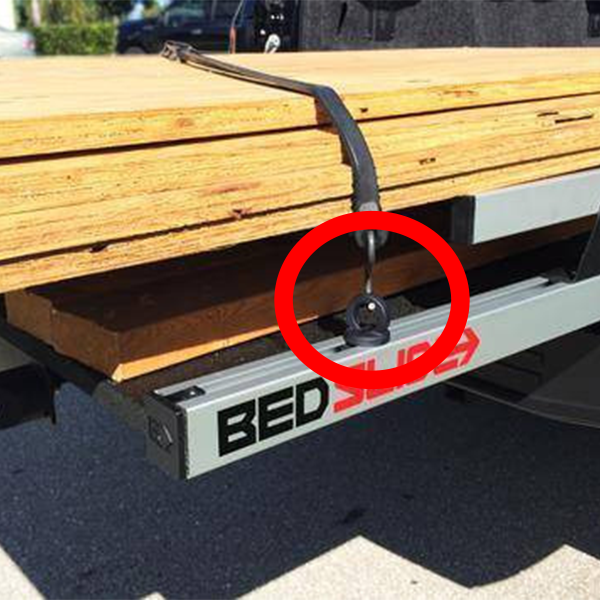 BedSlide D-Ring Tie-Down Kit (4PC)